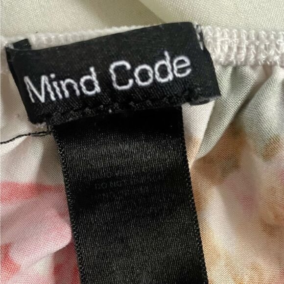 Mind Code Short Summer Dress White Floral size S. - Picture 6 of 8